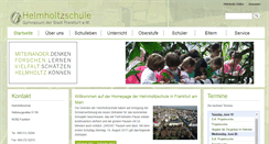 Desktop Screenshot of helmholtzschule-frankfurt.de